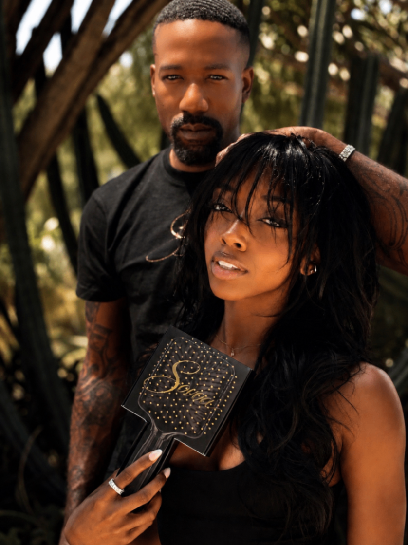 Beautybysovoa campaign — celebrity hairstylist Dior Sovoa styling protective-style hair